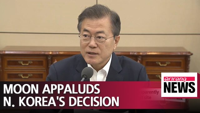Moon calls N. Korea's latest nuke test site dismantlement decision significant in denuke process