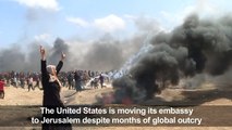 Clashes along Gaza-Israel border ahead of US embassy opening