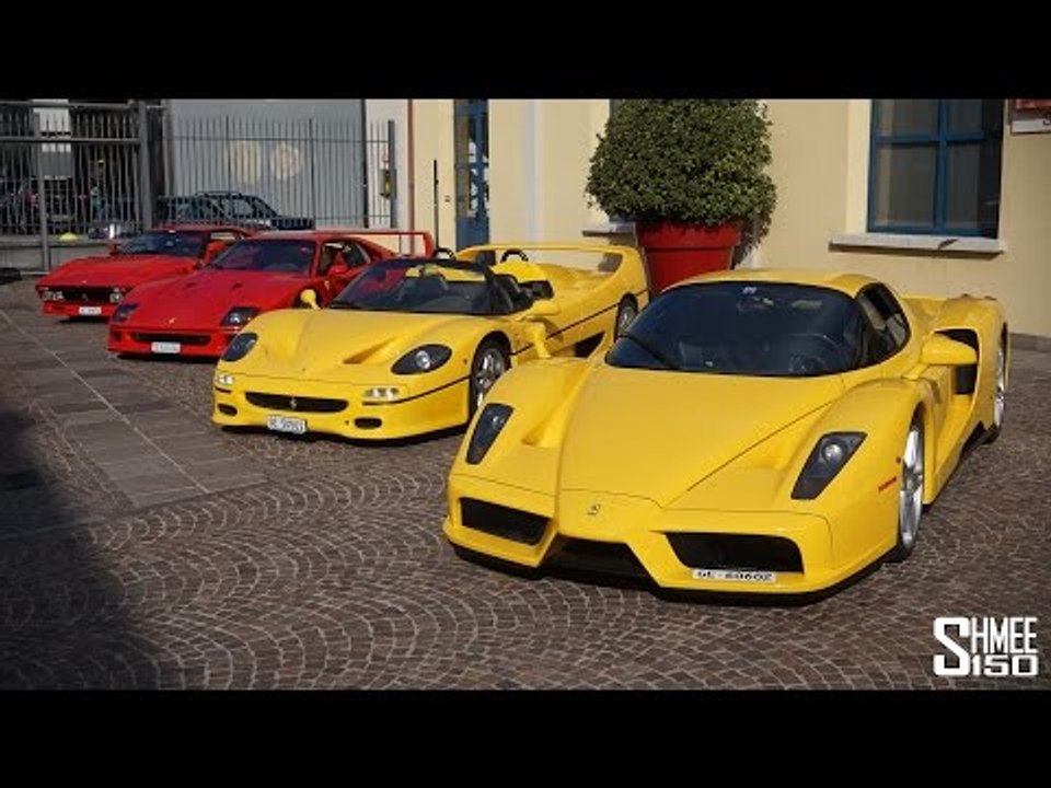 FERRARI DREAM DRIVE: 288 GTO vs F40 vs F50 vs Enzo