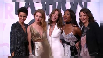Supermodels walk the walk for  'Fashion Relief'