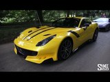 WHAT IS THIS! Ferrari F12tdf Ride with Burnouts and Donuts