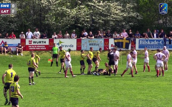 REPLAY SWEDEN / LATVIA - RUGBY EUROPE CONFERENCE 1 NORTH 2017/2018