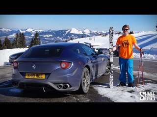 Who Takes a Ferrari Skiing!?