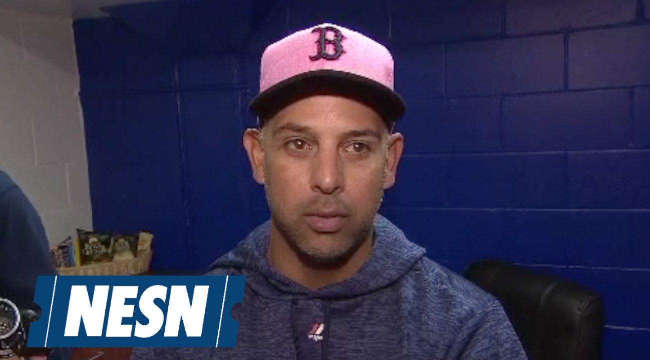 Alex Cora breaks down the Red Sox win over the Blue JaysAlex Cora breaks down the Red Sox win over the Blue Jays