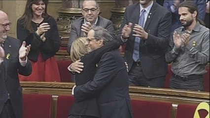 Torra, investido president con abstención de la CUP tras 199 días sin Govern
