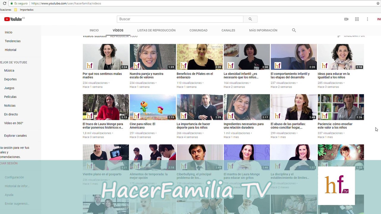 Bienvenidos a Hacer Familia