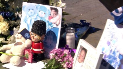 Crowds line the streets for toddler Alfie Evans' funeral