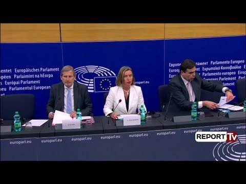 Report TV - Mogherini: KE rekomandon hapjen e negociatave me Shqipërinë