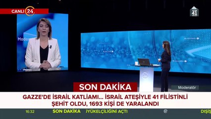 Gazze'de İsrail katliamı
