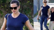 Jennifer Garner enjoys hand-in-hand stroll with daughter before filming Red Nose Day segment at home