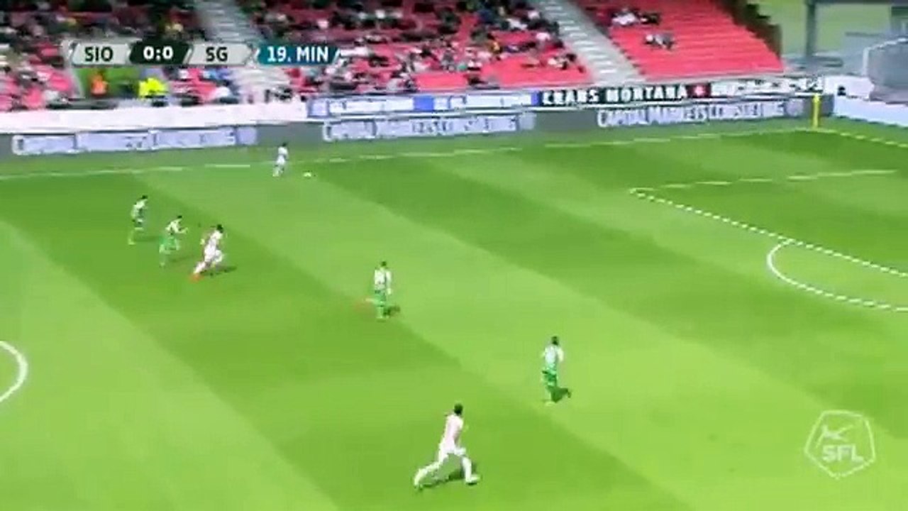 Sion 1:0 Sankt Gallen (Switzerland. Super League. 13 May 2018)