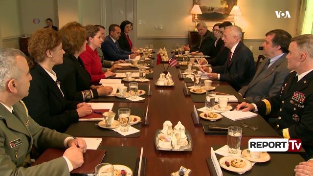 Ministrja Xhacka me homologun Mattis, Shqipëria kërkon prezencë ushtarake amerikane