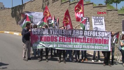 ABD Başkonsolosluğu Önünde 'Kudüs' Protestosu