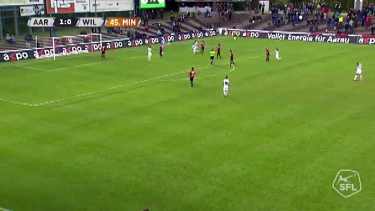 Aarau 1:1 Wil (Switzerland. Challenge League. 13 May 2018)