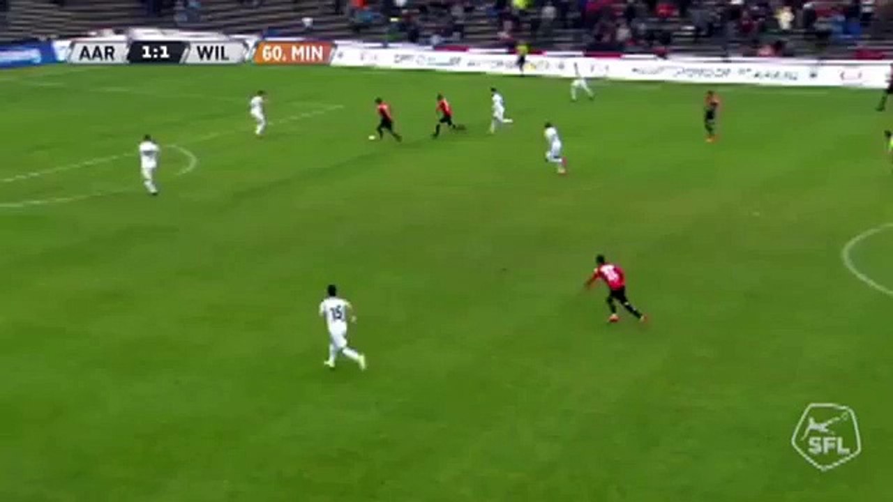 Aarau 2:1 Wil (Switzerland. Challenge League. 13 May 2018)