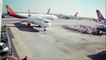 Un avion percute un autre avion à l'arret sur l'aéroport d’Istanbul