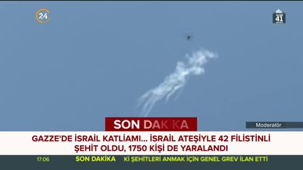 Gazze'de İsrail katliamı