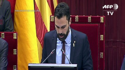 Quim Torra, elegido por Puigdemont, investido presidente catalán