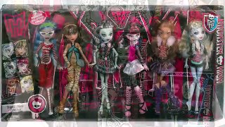 Обзор кукол Monster High Френки Базовые и Огромная (Frankie Stein Basic and Frightfully Tall Ghouls)