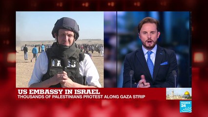US embassy in Jerusalem: "a day of chaos and carnage" at Gaza border