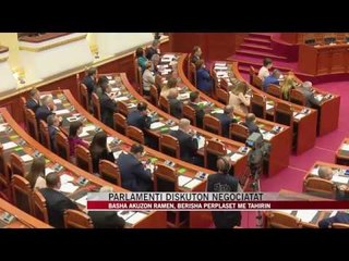 Download Video: Parlamenti diskuton negociatat, Basha akuzon Ramën - News, Lajme - Vizion Plus