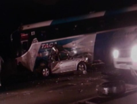 Choque,múltiple se registró al norte de Quito dejando ocho personas heridas