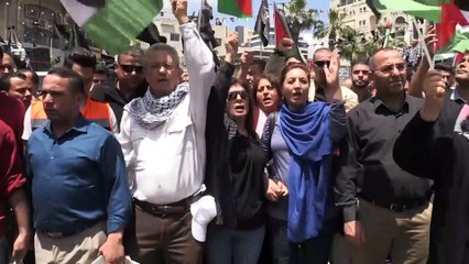 Batı Şeria'da Nekbe ve ABD protestosu - RAMALLAH