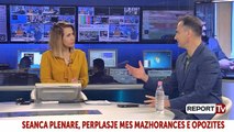 Report TV - I ftuar në studio deputeti i PD, Luçiano Boçi
