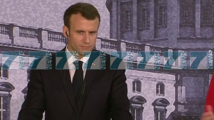 KANCELARJA MERKEL TAKOHET ME PRESIDENTIN MACRON - News, Lajme - Kanali 7