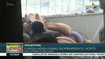 Aviones israelíes bombardean ocho veces el norte de Gaza