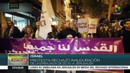 Tải video: Israelíes protestan contra traslado de embajada de EEUU a Jerusalén