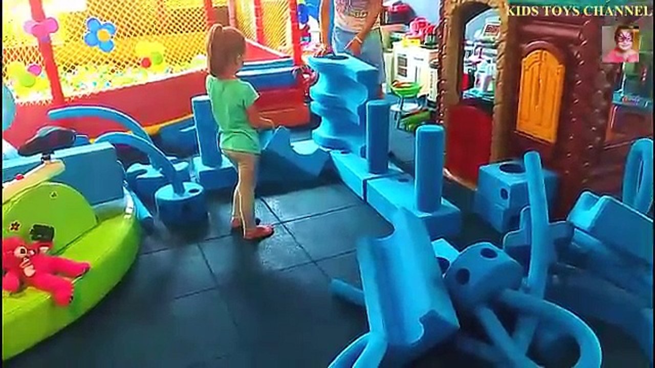 Big blue foam blocks indoor playground for kids . Many forms and sizes ...