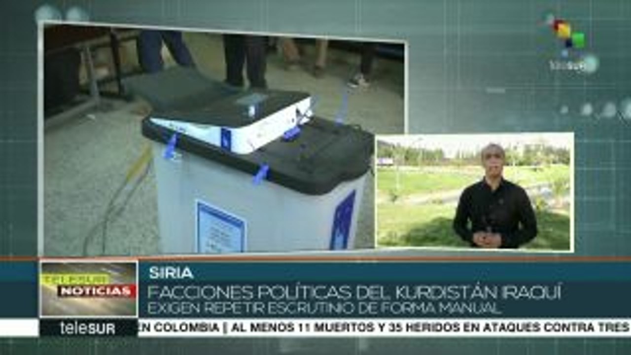 Kurdos iraquíes exigen dar a conocer resultados de comicios