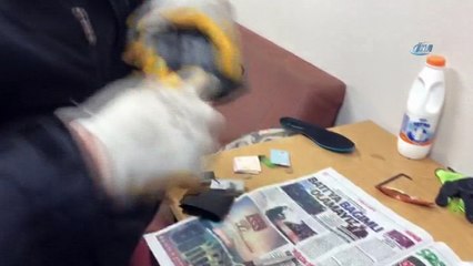 Ayakkabı tabanında uyuşturucu kaçakçılığı