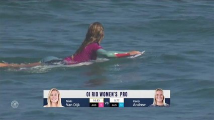 Les meilleurs moments du quart de finale entre N. Van Dijk et K. Andrew - Adrénaline - Surf