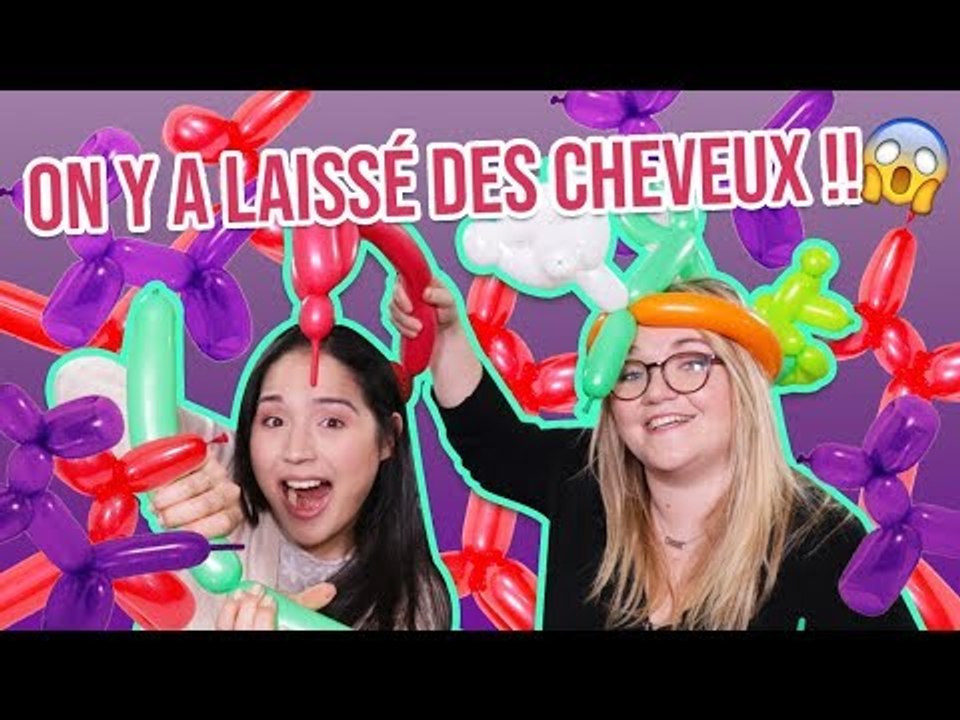 ANIMAL BALLOON CHALLENGE ! avec Yoko Nail Art et Lola Dubini