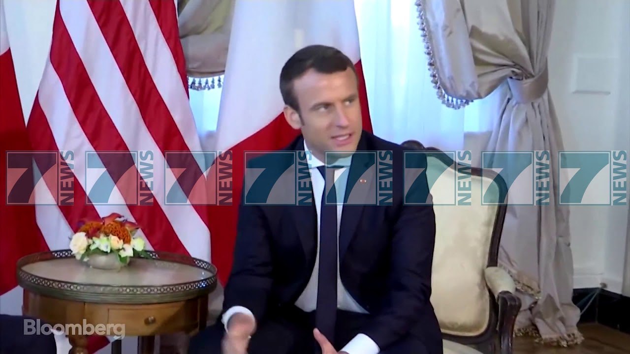 PRESIDENTI FRANCEZ VIZITE NE SHBA, MACRON TAKON TRUMP - News, Lajme - Kanali 7