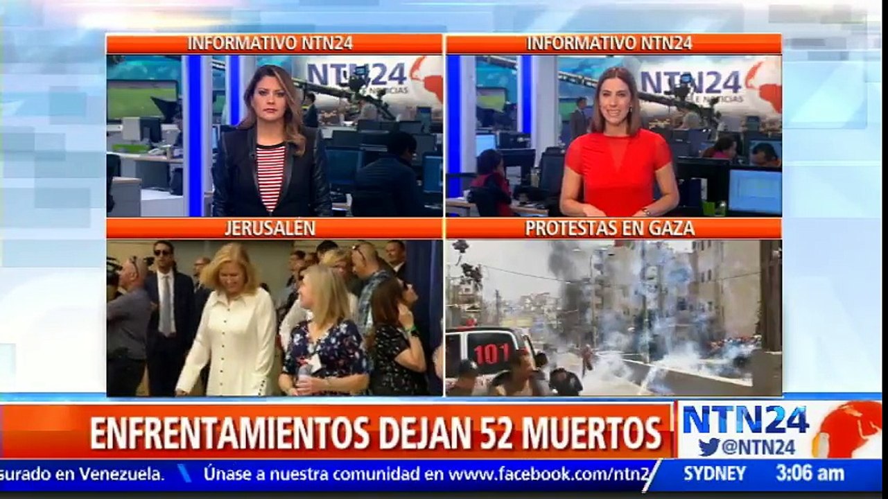 Múltiples muertos y heridos en Gaza por protestas contra apertura de Embajada de EE. UU. en Jerusalén