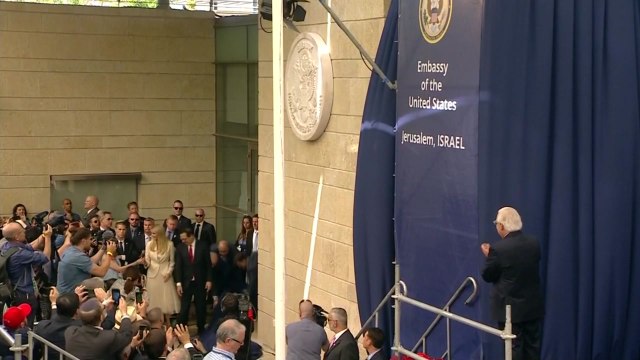 새 미국대사관 예루살렘에 공식 개관 / YTN