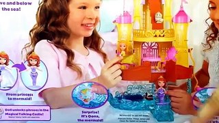 Disney Junior Mermaid Sofia the First in the Sea Palace Playset Her First Vacation Under the Sea