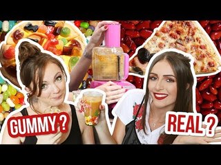 ULTIMATE GUMMY VS. REAL FOOD SMOOTHIE CHALLENGE ! avec Sophie Riche et PerfectHonesty