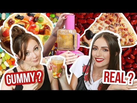 ULTIMATE GUMMY VS. REAL FOOD SMOOTHIE CHALLENGE ! avec Sophie Riche et PerfectHonesty