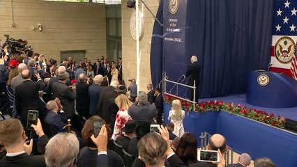 Estados Unidos inauguró su embajada en Jerusalén