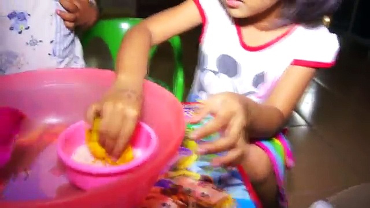 Ayam Warna Warni - Chicken Rainbow Bermain dengan Anak Ayam - Tori Airin