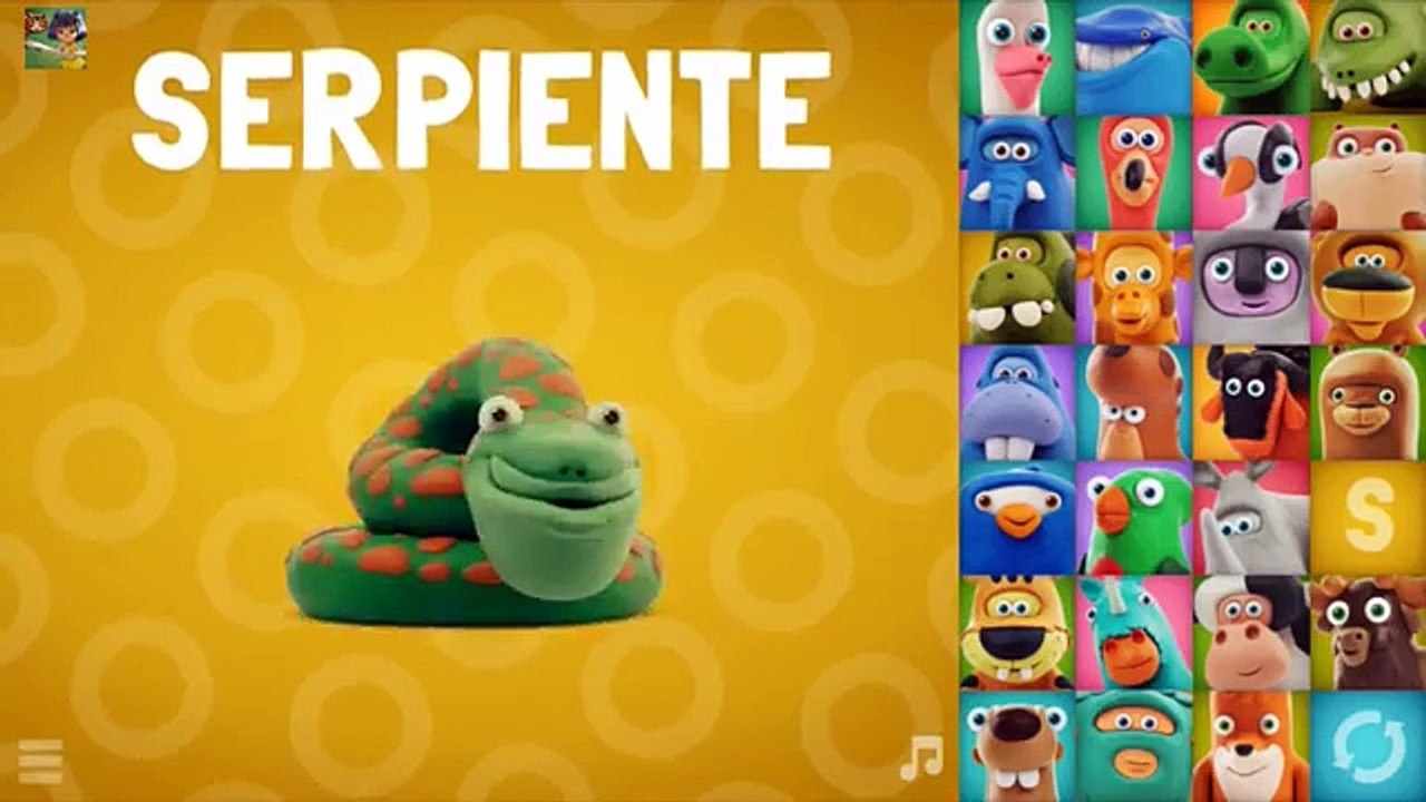 Plastilina ALFABETO. Los animales enseñan el alfabeto. Talking ABC And ZOO Alphabet