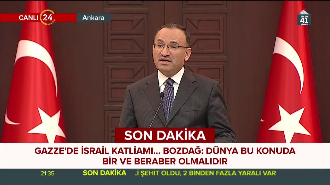 Bekir Bozdağ açıklama yapıyor