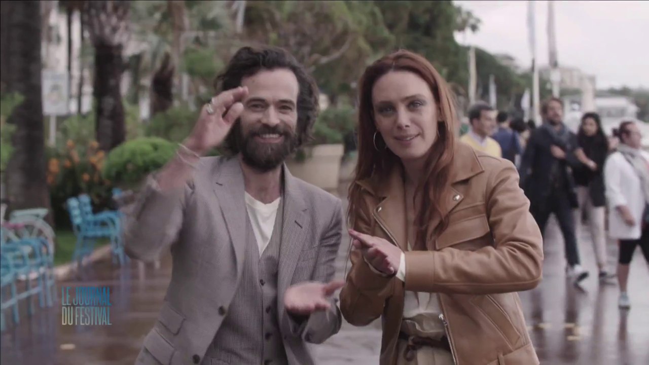 Laetitia Dosch et Romain Duris "C'est que de l'impro, on réinvente chaque scène" - Cannes 2018