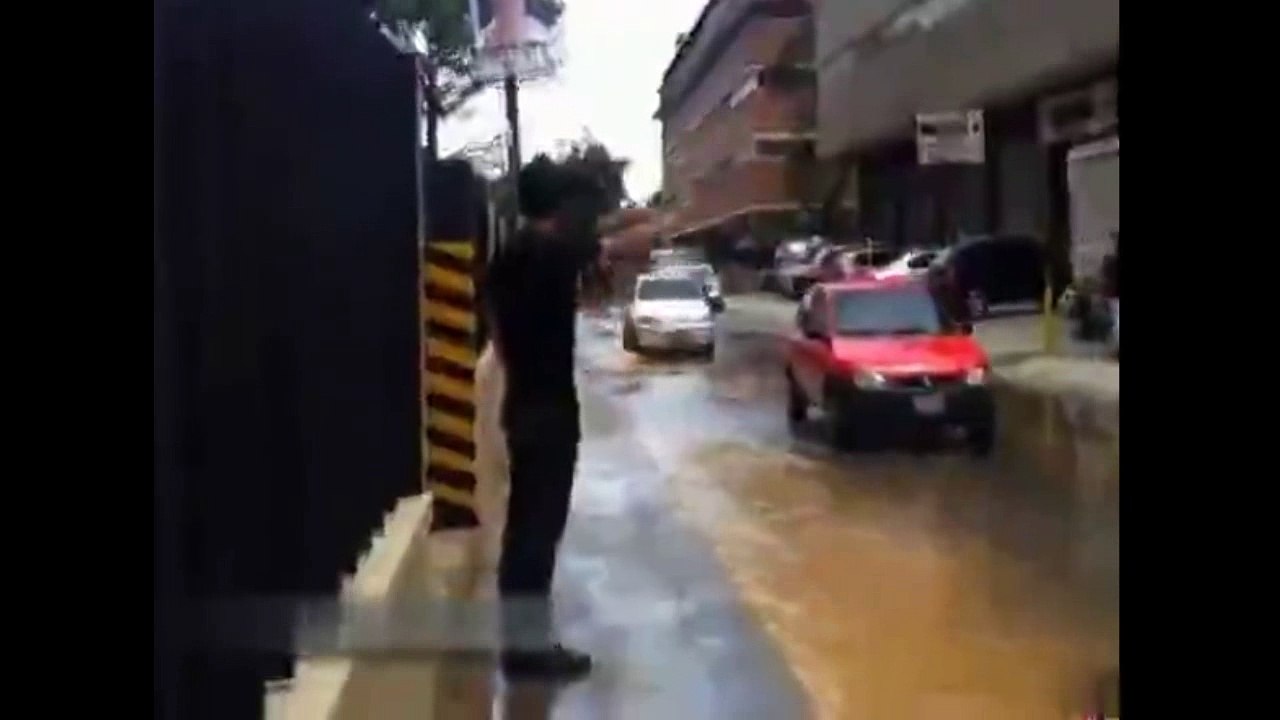 Crazy guy in rainy mood, he did wrong