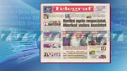 SHTYPI I DITES ME TITUJT E GAZETAVE E ENJTE 26 PRILL 2018 - News, Lajme - Kanali 7