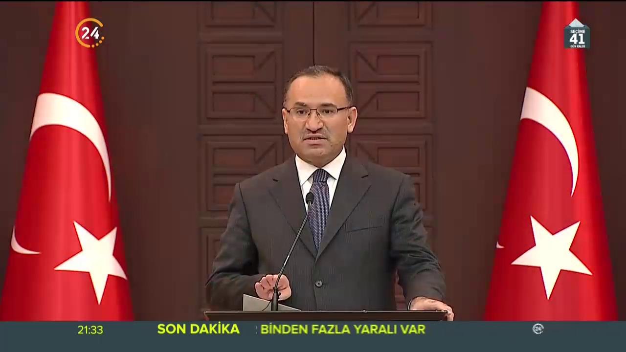 Bekir Bozdağ, Bakanlar Kurulu sonrası basın toplantısı düzenledi (14